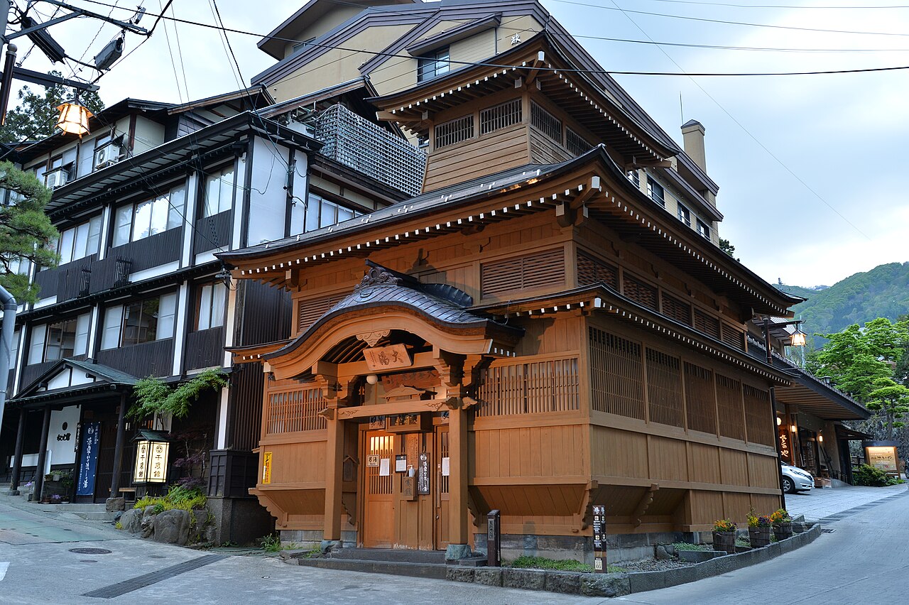 Oyu Bathhouse - Oyu, the best-known of Nozawa Onsen's 13 free public bathhouses