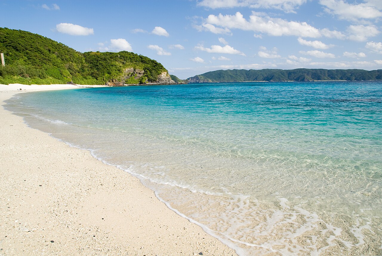 Furuzamami Beach - Clear turquoise water at Furuzamami Beach on Zamami Island, Okinawa