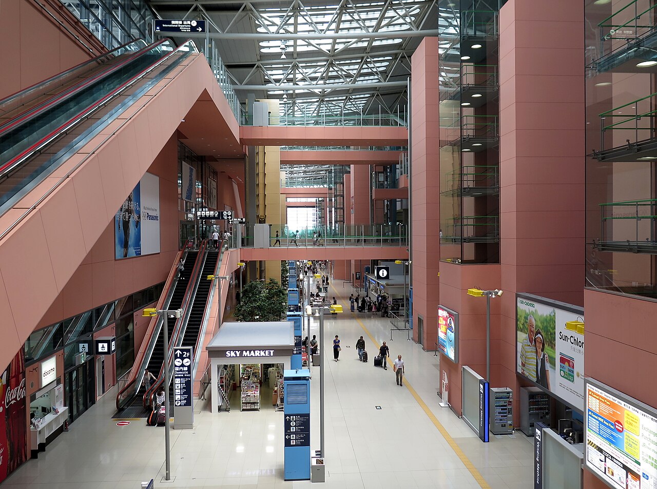 Kansai International Airport - Inside Terminal 1 of Kansai International Airport near Osaka