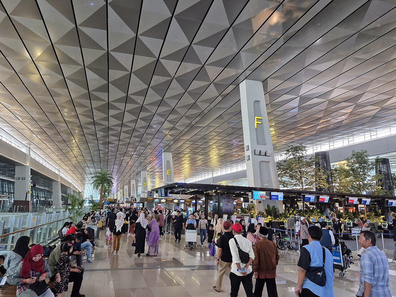 Soekarno-Hatta Terminal 3 - The departure hall of Terminal 3 at Soekarno-Hatta Airport in Jakarta