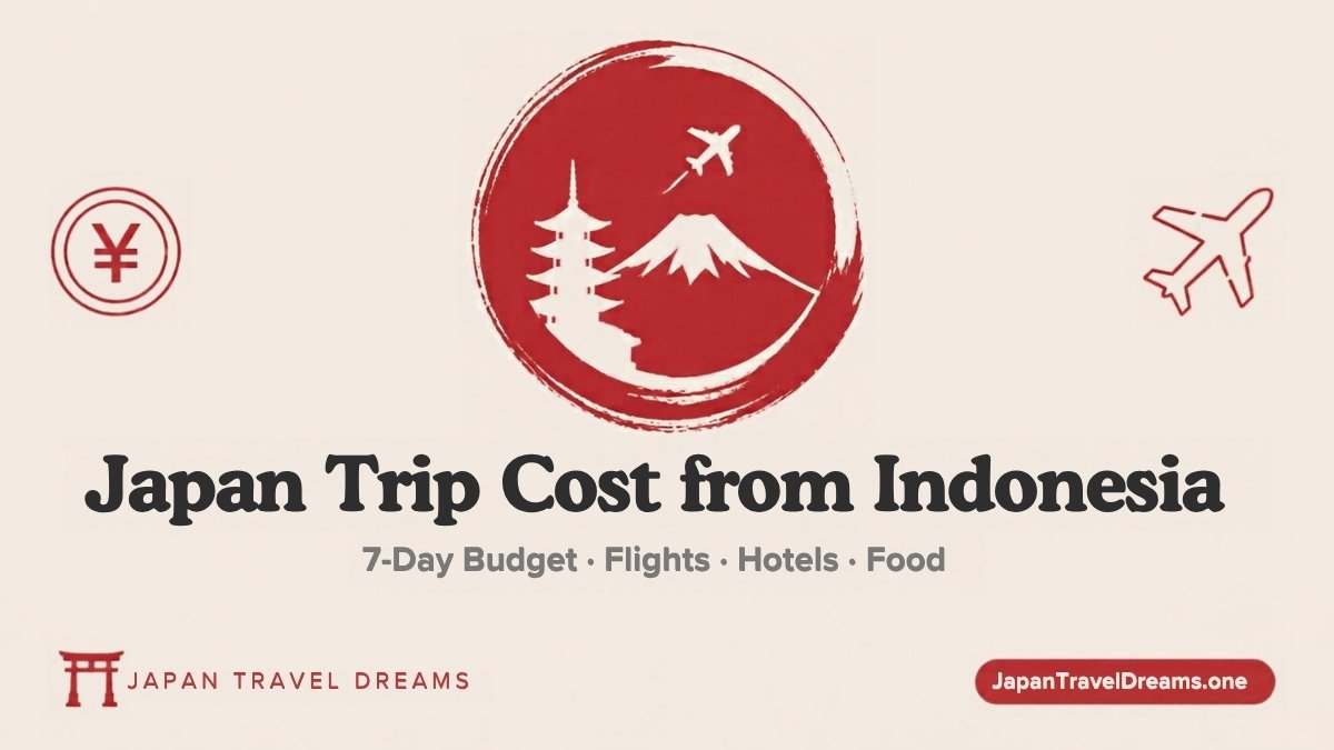 How Much Does a Japan Trip Cost from Indonesia? 7-Day Budget (2027)
