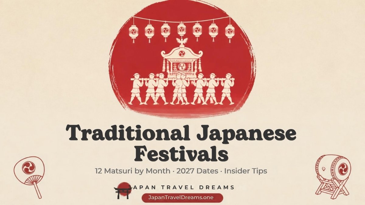 Traditional Japanese Festivals: 12 Best Matsuri by Month (2027 Guide)
